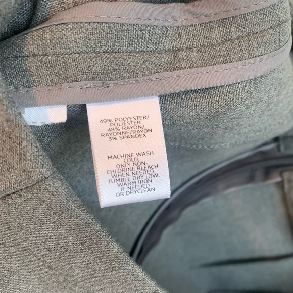LOFT Gray Pencil mini Skirt Size 6 Petite - Picture 7 of 7
